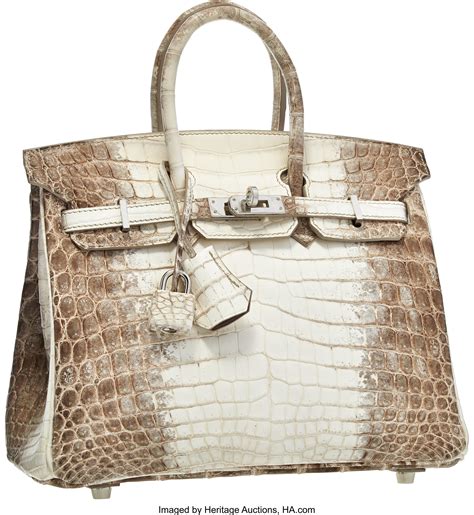 white croc hermes bag|Hermes bag crocodile skin price.